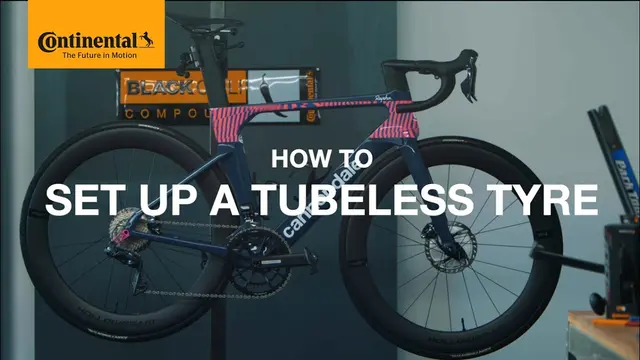 How to set up a tubeless tyre - road bikes - Continental Bicycle Tyres