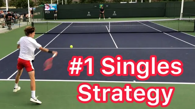 #1 Singles Strategy To Win More Matches (Pro Tennis Tactics You Can Copy)