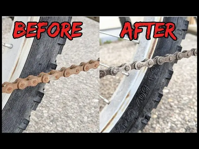 Clean Rust from Bike Chain
