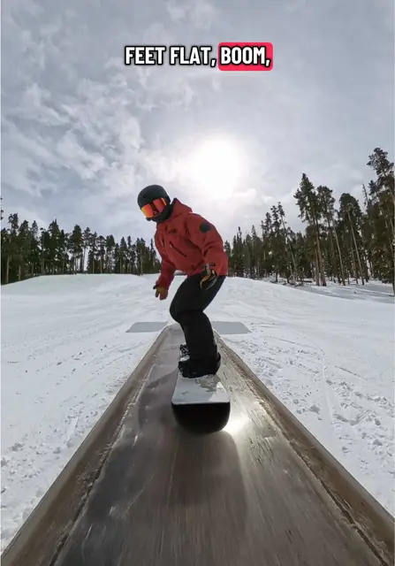 Mastering Snowboard Box Jumps: No Falls Allowed! - TikTok