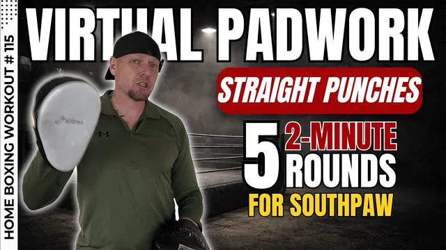 Dominate With Straight Punches | Southpaw Pad Work Workout