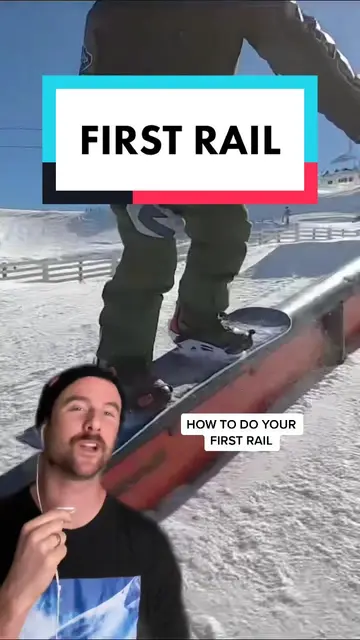 Mastering Your First Snowboard Rail: Tips and Tricks | TikTok