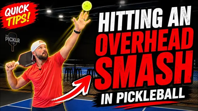 How To Hit an Overhead Smash in Pickleball: 3 Simple Steps
