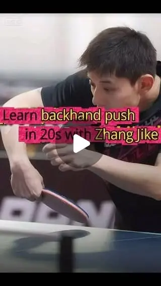 Backhand push