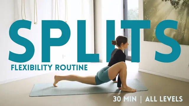 30 MIN Unlock Your Splits: Hip Flexor and Hamstring Flexibility Class (no equipment, follow along)