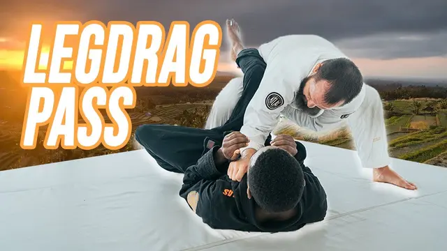 How to do a Leg Drag Pass from Half Guard