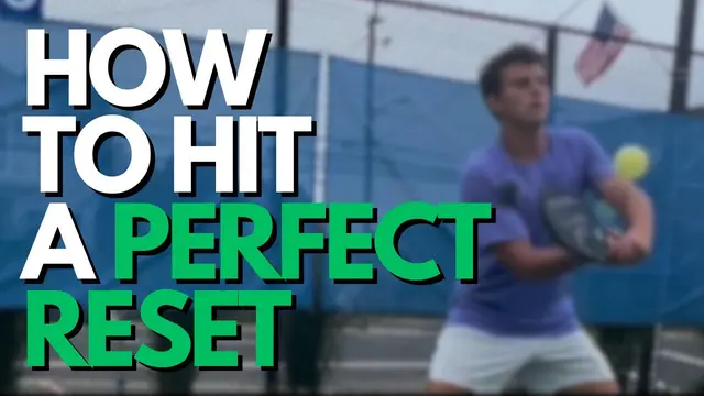 How to RESET like a PRO (Pickleball)