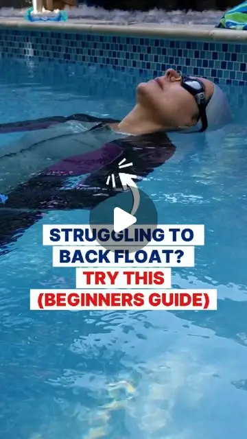 If you're trying to learn a back float, here's the easiest way ...