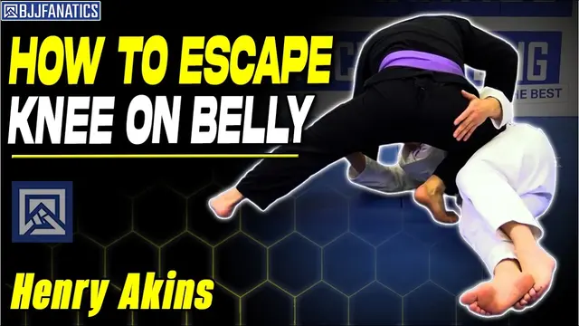 How to Escape Knee on Belly Late Stage by Henry Akins