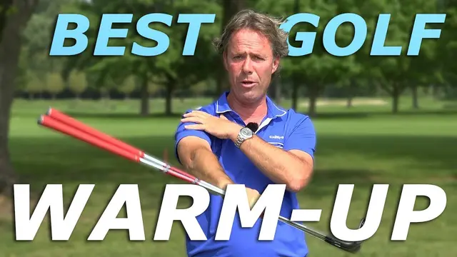 GOLF WARM UP - 3 fast and easy drills to improve your golf swing
