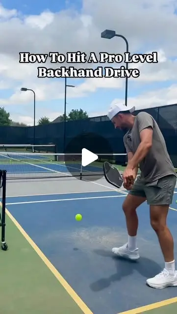 How To Hit The Perfect Backhand Drive Comment “GREEN” for the ...