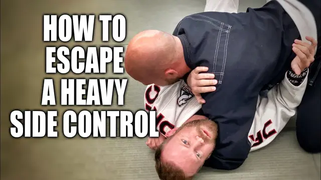 How To Escape A Heavy Side Control | Jiu-Jitsu Escapes