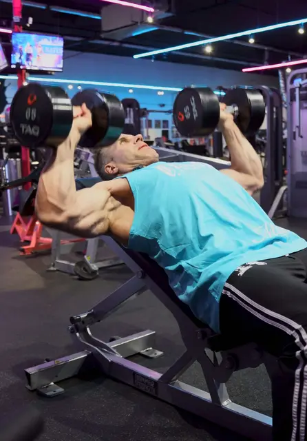 The SECRET To My Massive Chest — Incline Dumbbell Bench Press 💪 #ches... | Chest Workout Gym | TikTok