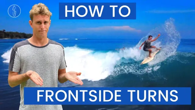 LEARN TO SURF | How to do Frontside Turns