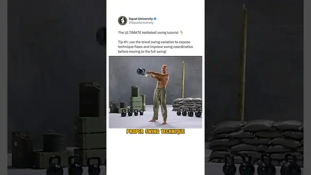 The ULTIMATE Kettlebell Swing Tutorial!😳