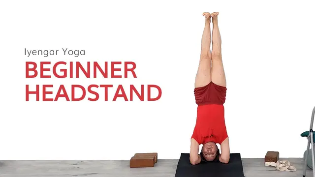 Iyengar Yoga-Beginner Headstand--Sirsasana