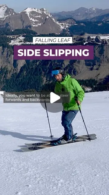 Learn how to side slip like a falling leaf and you can control your ...