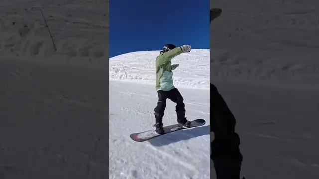 How to frontside 180 like a boss #snowboarding