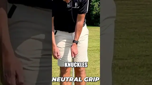 How to build a Neutral Golf Grip #golf #golfgrip #golftips