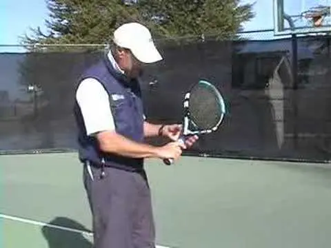 Tennis - The Eastern Backhand Grip