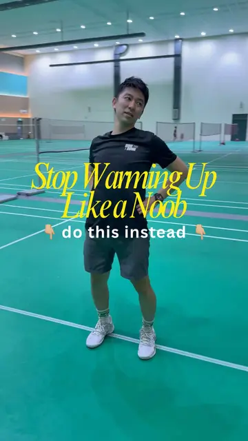 Badminton warm up