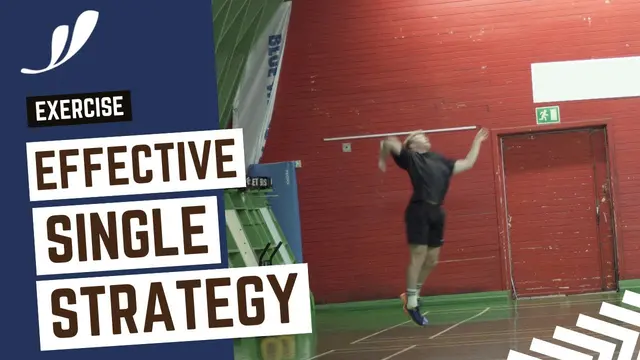 EFFECTIVE badminton SINGLE STRATEGY exercise - Changing the pace | Basic Feather