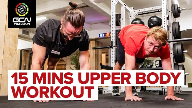 Upper Body Workout For Cyclists | 15 Mins Circuit Training Session