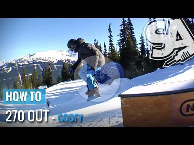 How to 270 out of boxes and rails on a snowboard (goofy riders)