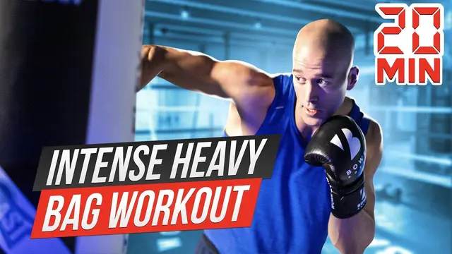 INTENSE 20 Minute Heavy Bag Workout