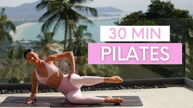 30 MIN PILATES WORKOUT || Beginner to Moderate Pilates (No Equipment)