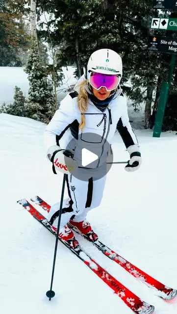 A glimpse into how to stand on your skis and improve your body ...