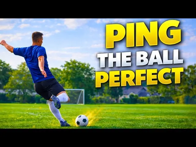 How To Ping A Long Pass In Soccer (High & Accurate Technique)