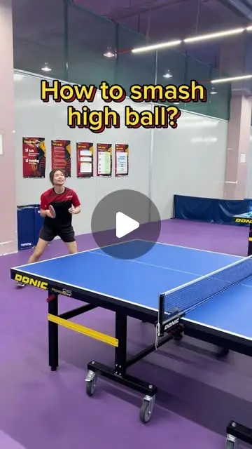 How to smash high ball in table tennis 🏓 #tabletennis ...