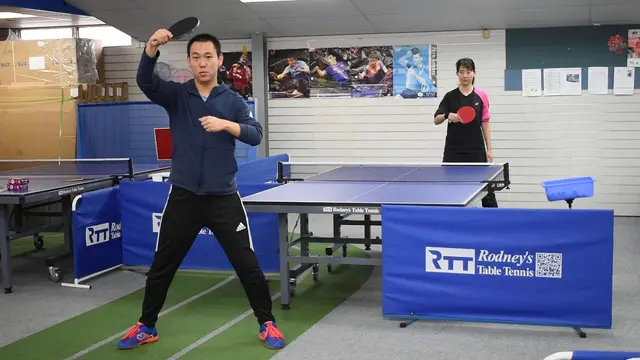 PUPP Table Tennis- College Competition skills Backhand Defense with Topspin Lob