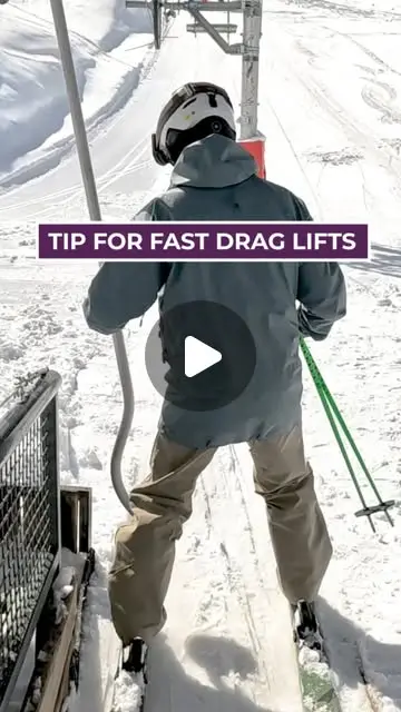 How to use a ski lift