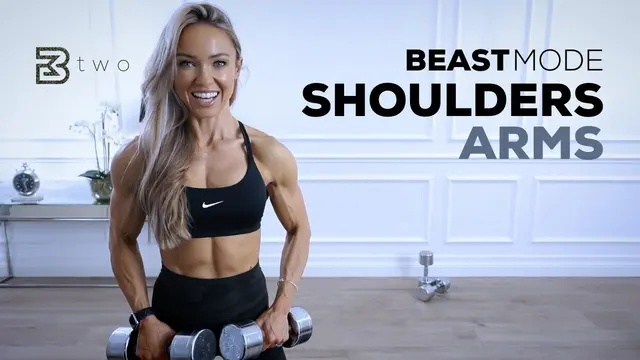 BEASTMODE SHOULDERS AND ARMS - Intense Upper Body Workout | Day 2