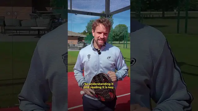 Returning a tricky spin serve starts before the ball even crosses the net. 🎾