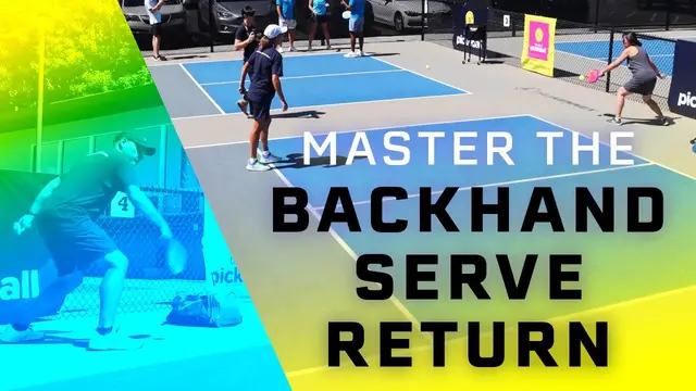 Pickleball backhand