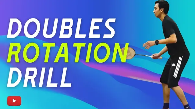 Badminton Doubles Rotation Drill with Coach Kowi Chandra (English with Indonesian Subtitles)