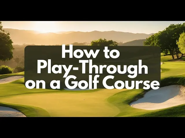 Golf Etiquette: How to Respectfully Play Through