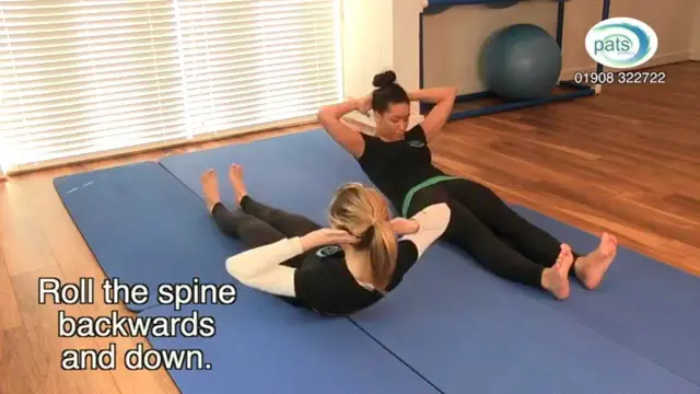 PATS Pilates Excercise at Home Lesson 6: The Neck Pull Excercise