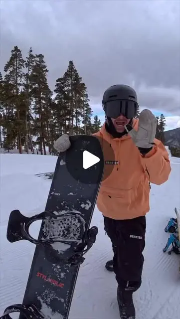 How frontside 180 on a box #snowboarding