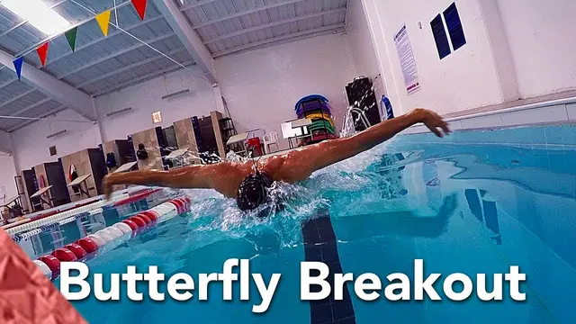 Improve your butterfly swimming technique with a perfect breakout