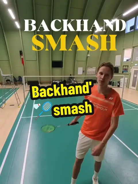 Backhand smash badminton - Viktor Axelsen - TikTok