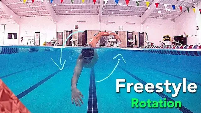 Swim smoother and breathe easier in freestyle with shoulder rotation