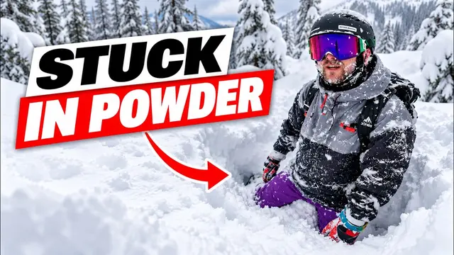 How To Get Unstuck from Deep Powder Snow