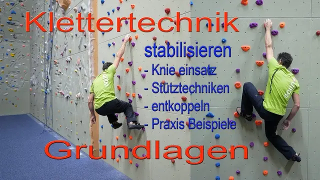 Learn to climb efficiently: Improve knee use & stability 🧗‍♂️ – Climbing technique basics