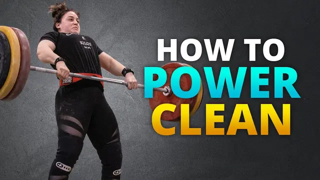 How To Power Clean For Beginners | Tutorial