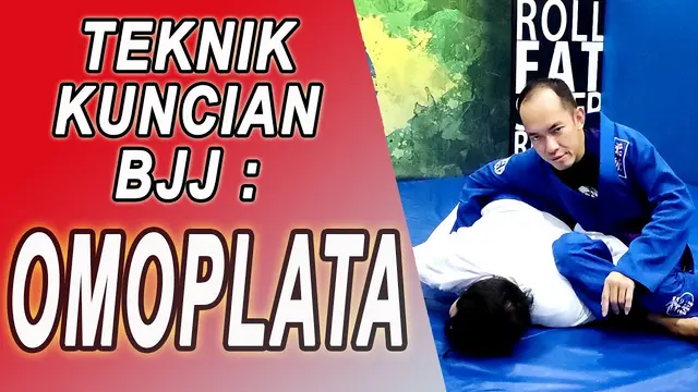 BRAZILIAN JIU JITSU TECHNIQUE TUTORIAL OMOPLATA SHOULDER LOCK - SHAKA BJJ ACADEMY - SURABAYA.