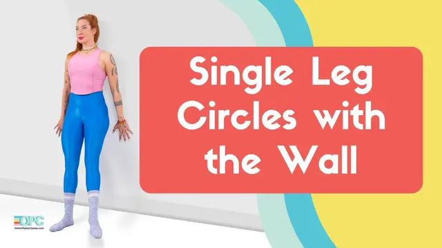 Single Leg Circles with the Wall | Online Pilates Classes
